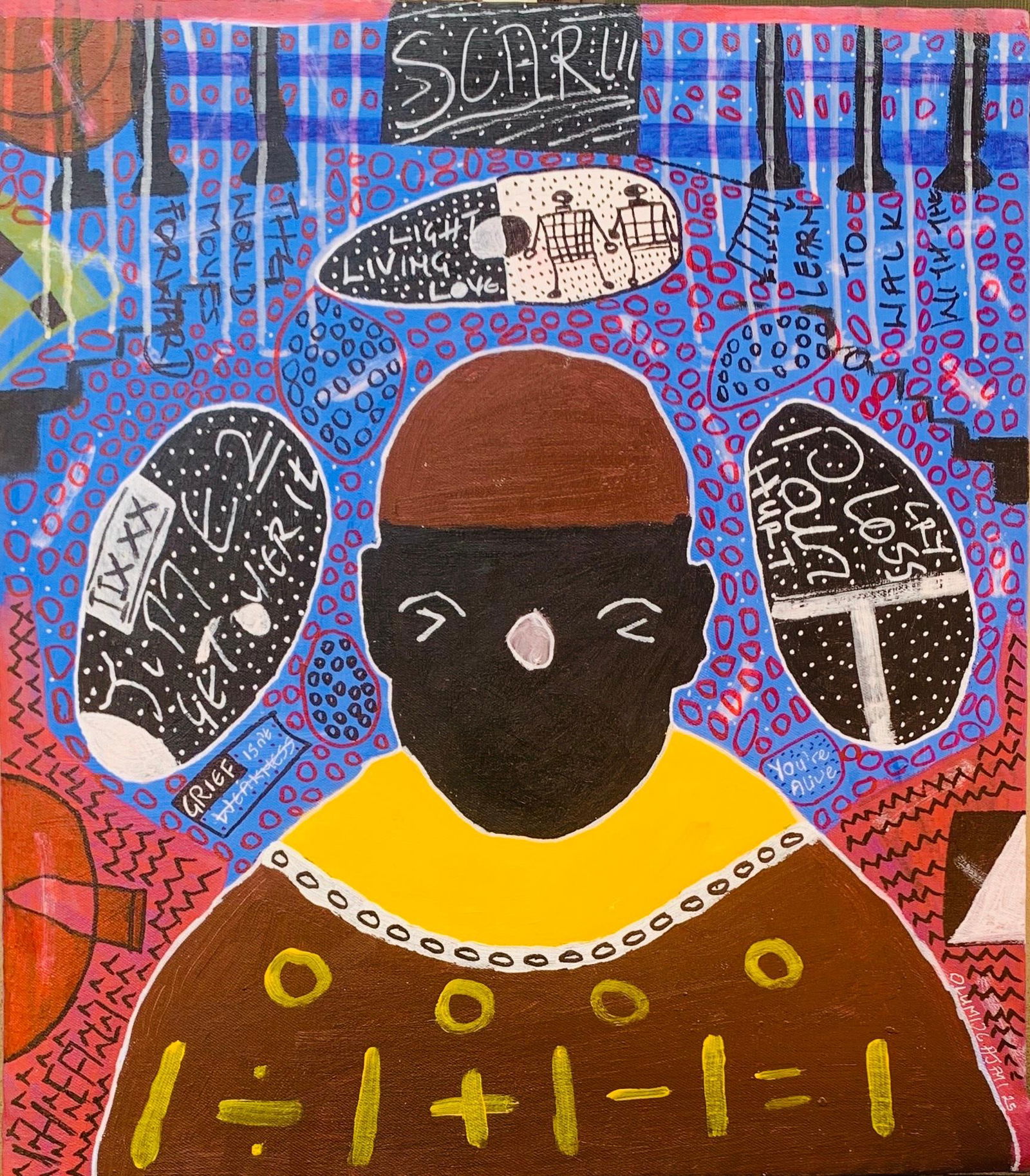 Olumide Ajayi, Time To Get Over It - 21st Century, Contemporary, Abstract, Pop Culture, People, 2025 - 10