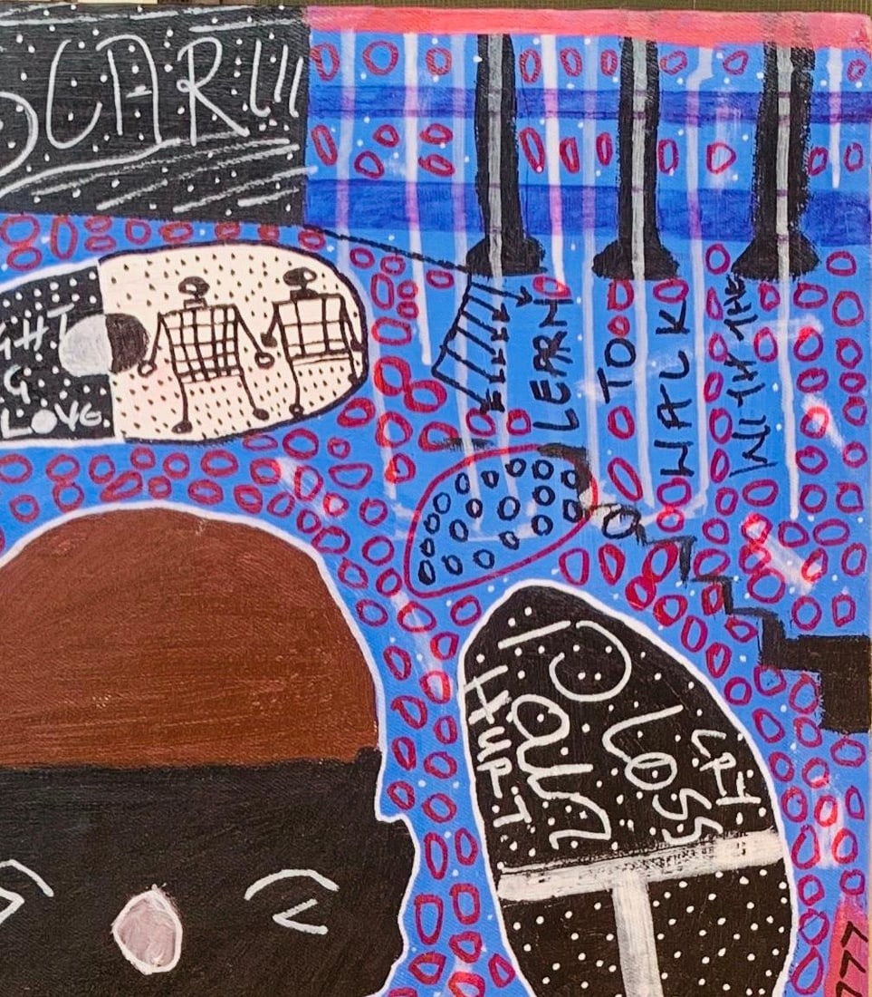 Olumide Ajayi, Time To Get Over It - 21st Century, Contemporary, Abstract, Pop Culture, People, 2025 - 12