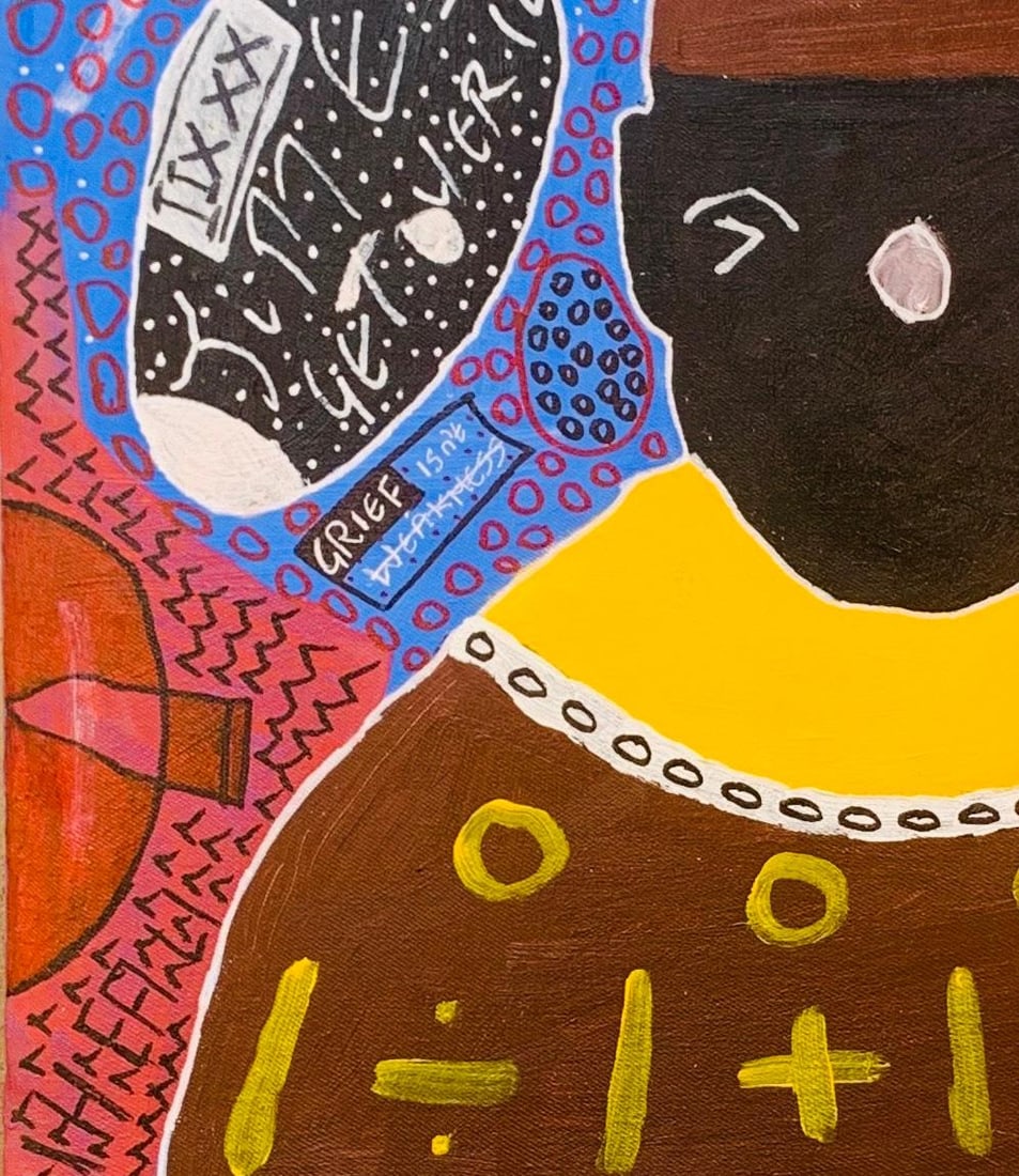 Olumide Ajayi, Time To Get Over It - 21st Century, Contemporary, Abstract, Pop Culture, People, 2025 - 13