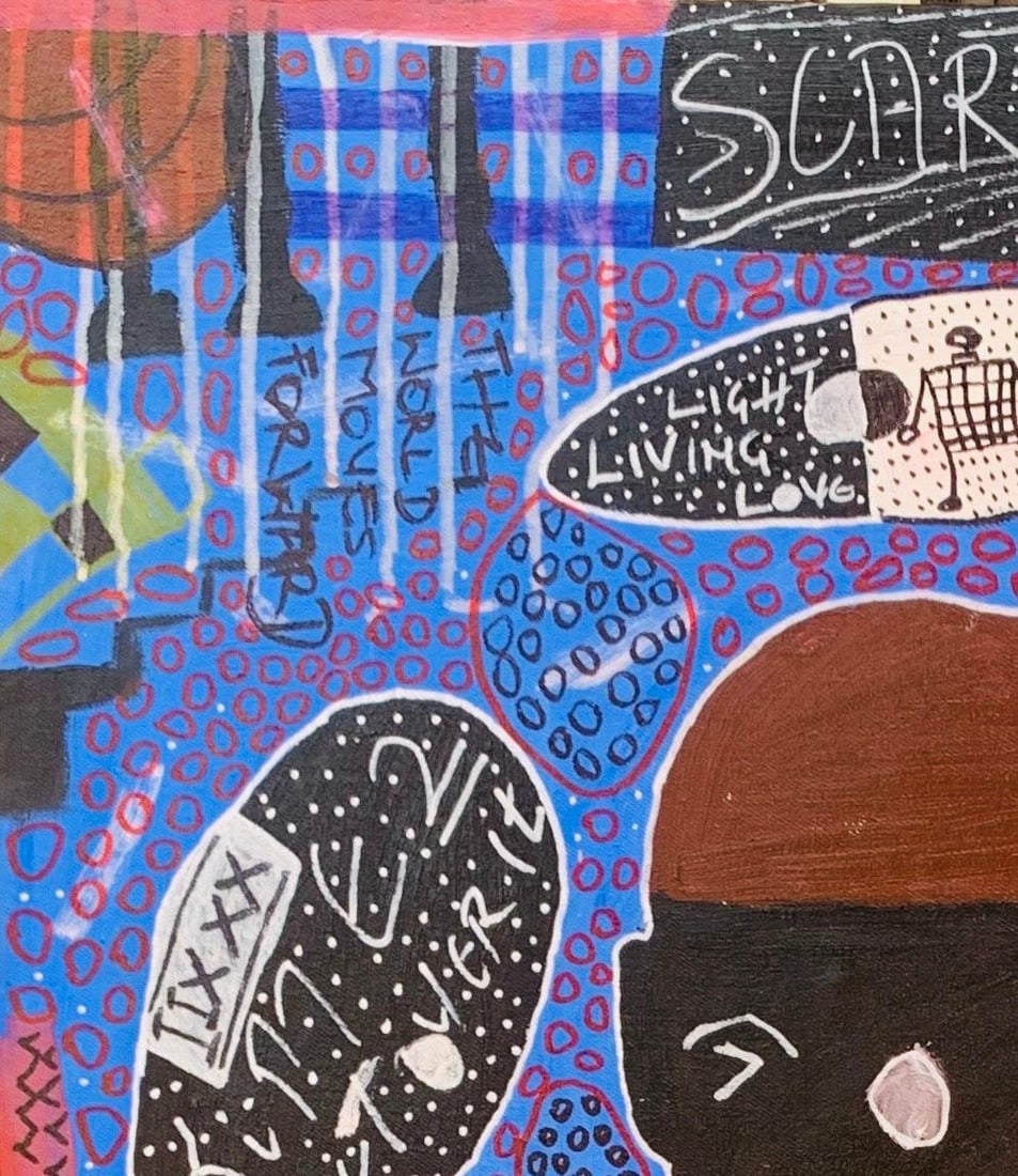 Olumide Ajayi, Time To Get Over It - 21st Century, Contemporary, Abstract, Pop Culture, People, 2025 - 5