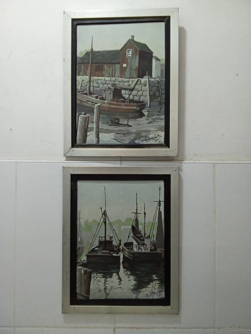 Paul STRISIK (1923 - 1995) - Two Oil painting / Signed / Contemporary American (1 of 9)