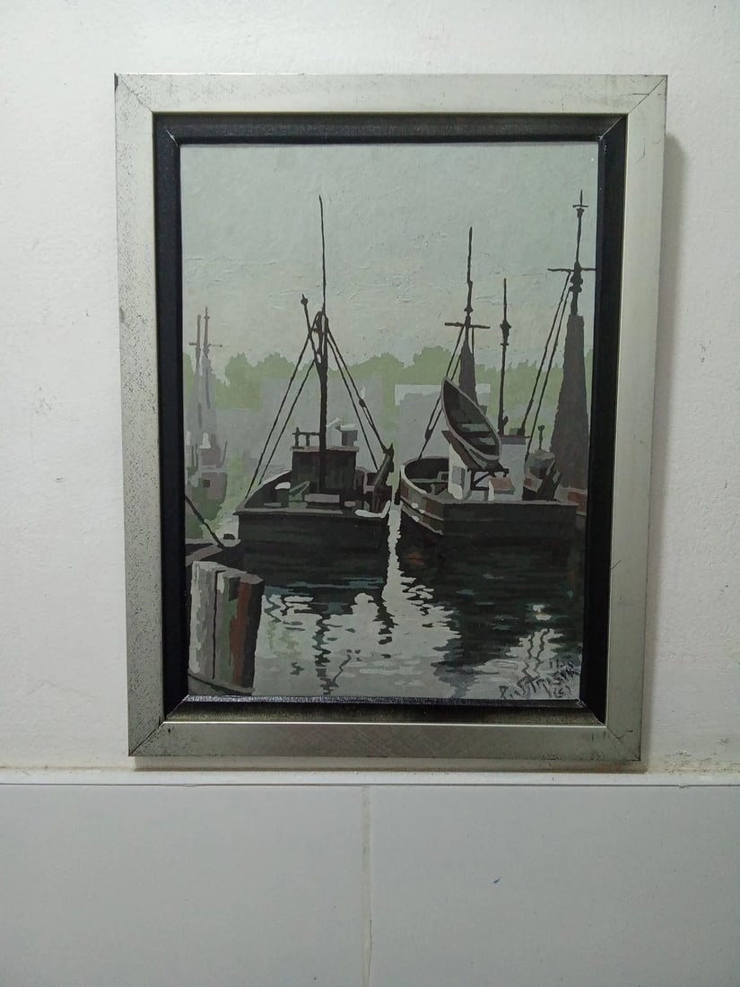 Paul STRISIK (1923 - 1995) - Two Oil painting / Signed / Contemporary American - 4