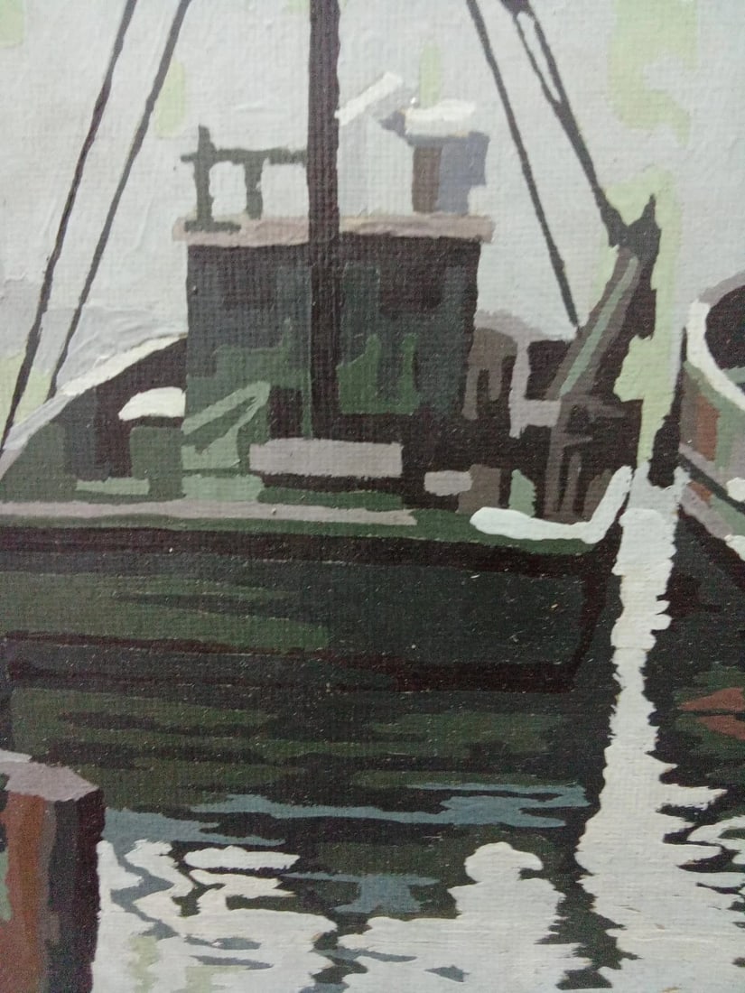 Paul STRISIK (1923 - 1995) - Two Oil painting / Signed / Contemporary American - 8