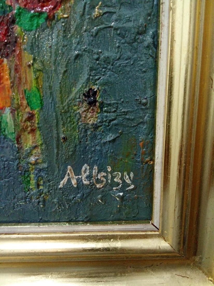 IN THE STYLE OF Olga Albizu Rosaly (1924–2005) American-Puerto Rico Painter Signed - 2