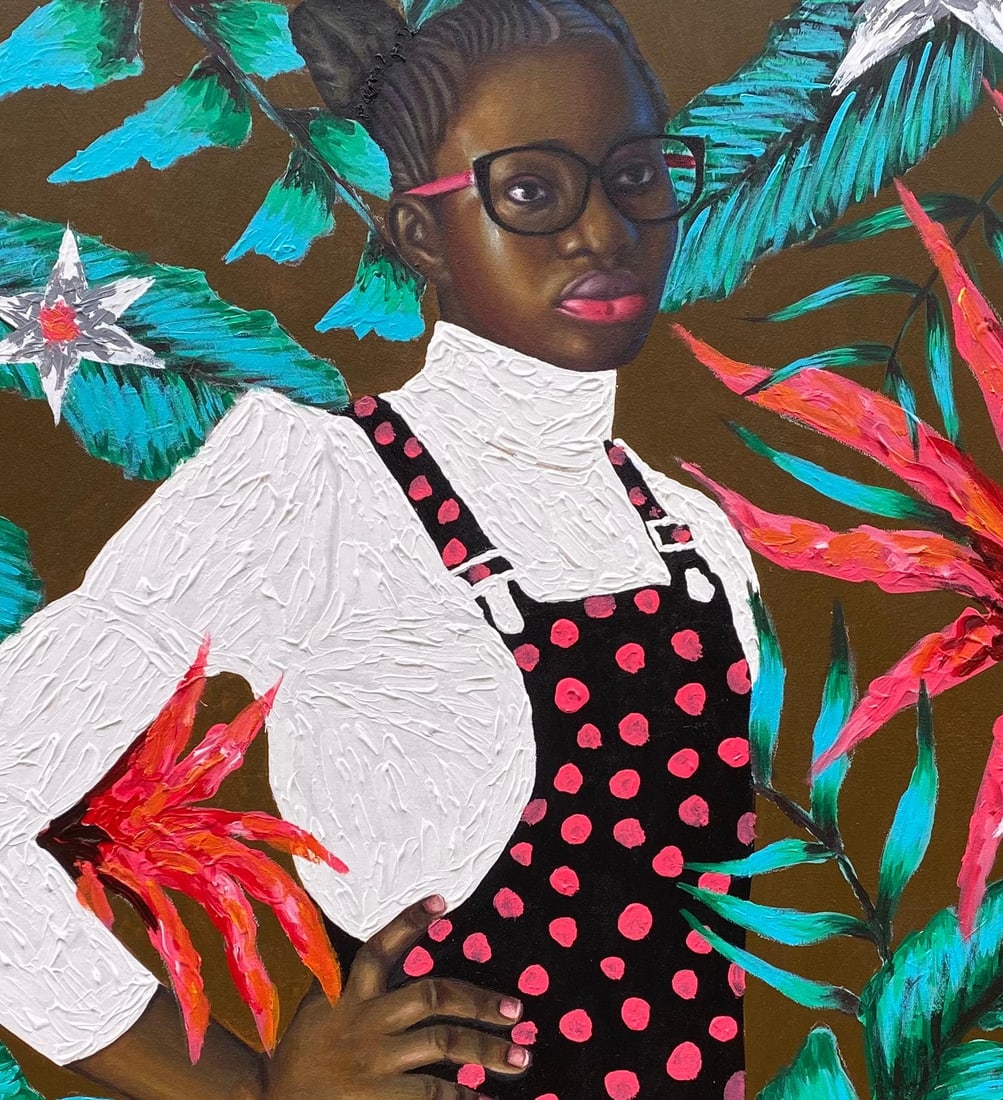 Gobe Joseph, Souvenir of Resilience 3 -21st Century Contemporary, Figurative Portrait Fashion, 2024 - 11