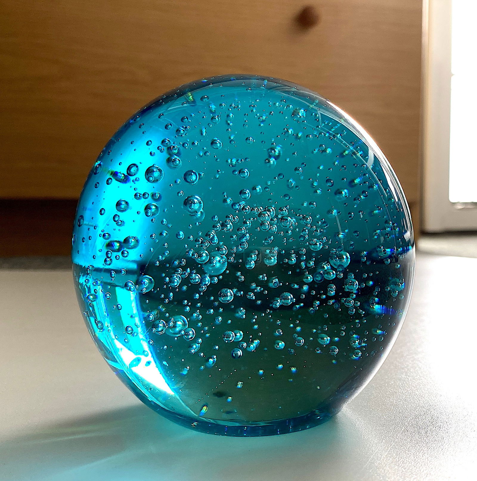 Blown Glass Ball (1 of 9)