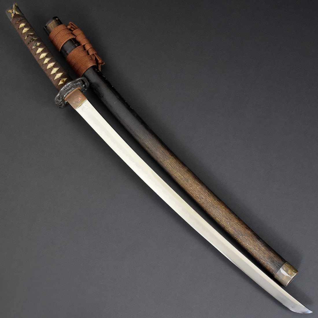 Certified JAPANESE SWORD SAMURAI KATANA WAKIZASHI DARANI Nihonto Edo Era - 12