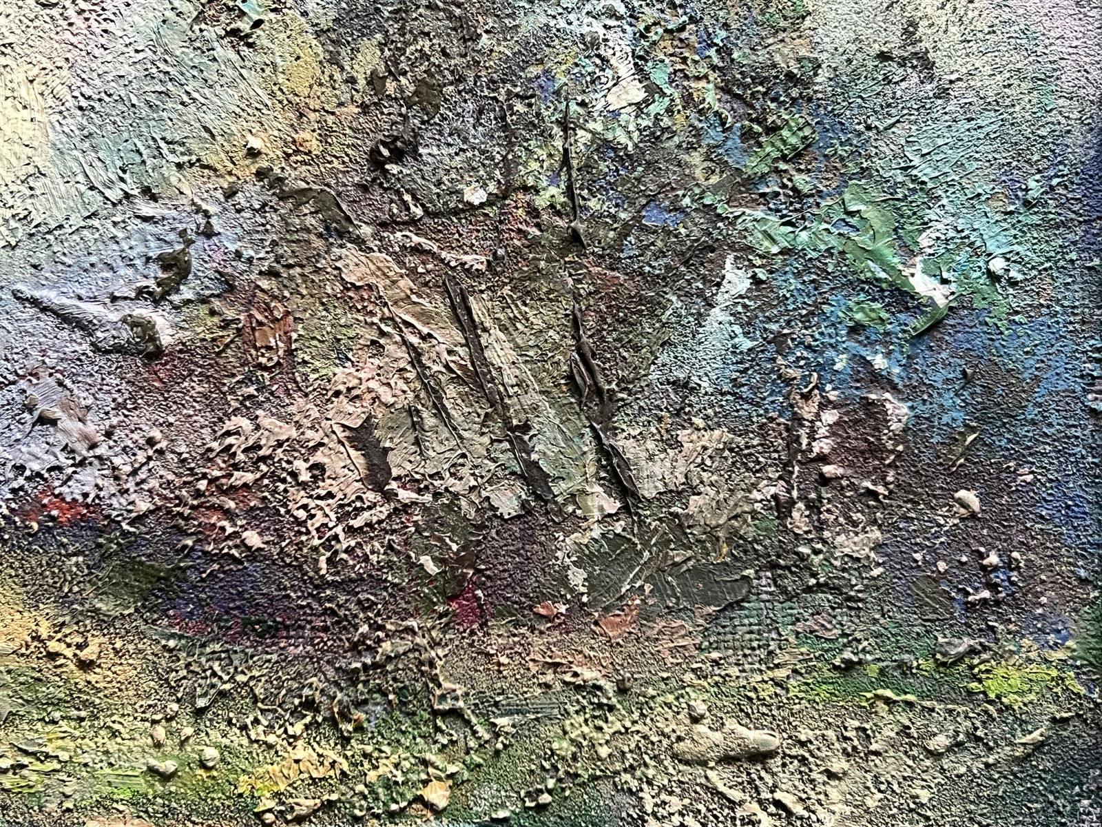 Abstract Oil painting with frame Autumn K. Leonid - 10