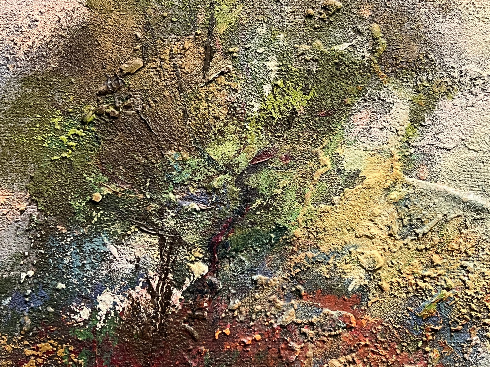 Abstract Oil painting with frame Autumn K. Leonid - 3