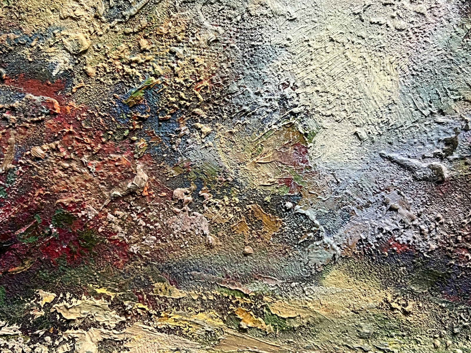 Abstract Oil painting with frame Autumn K. Leonid - 7