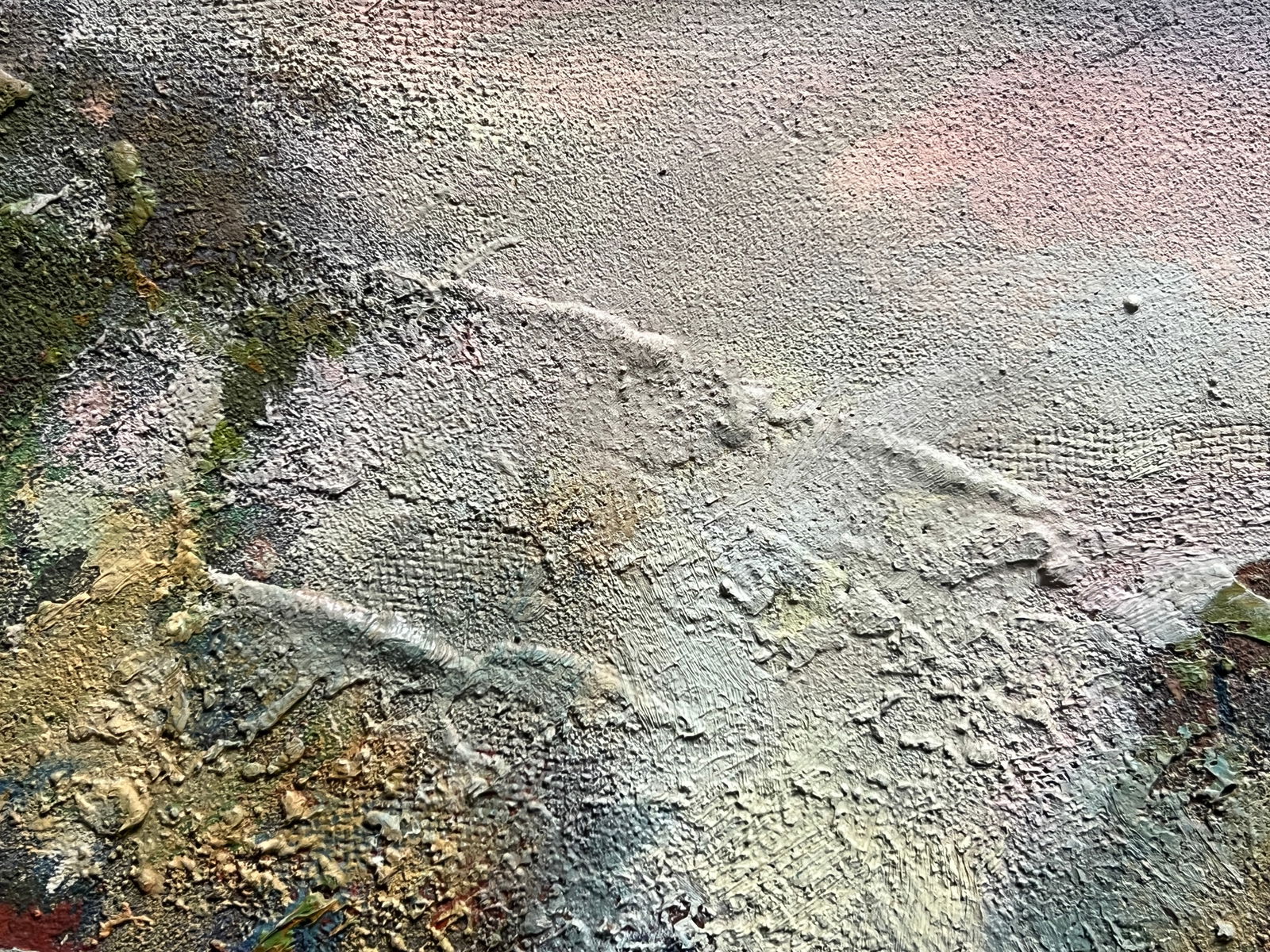 Abstract Oil painting with frame Autumn K. Leonid - 8