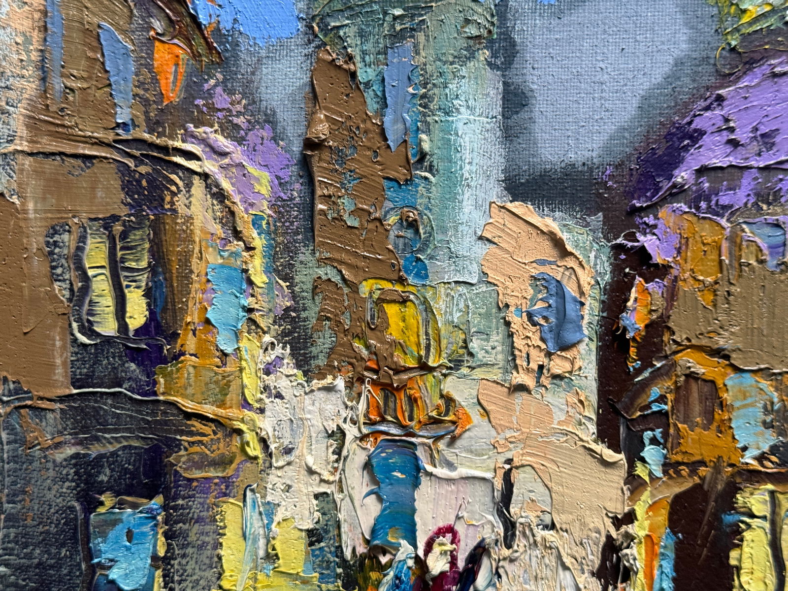 Oil painting with frame Lviv The Dominican Cathedral K. Leonid - 6