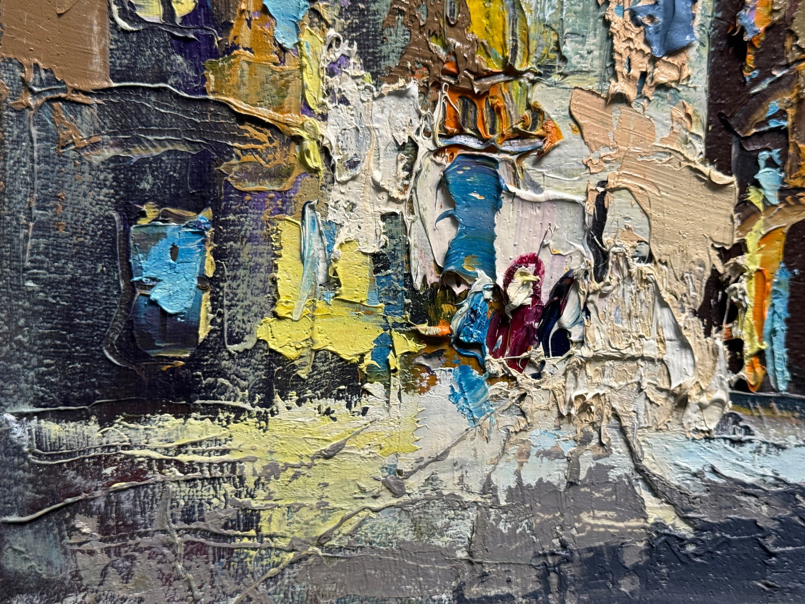 Oil painting with frame Lviv The Dominican Cathedral K. Leonid - 7