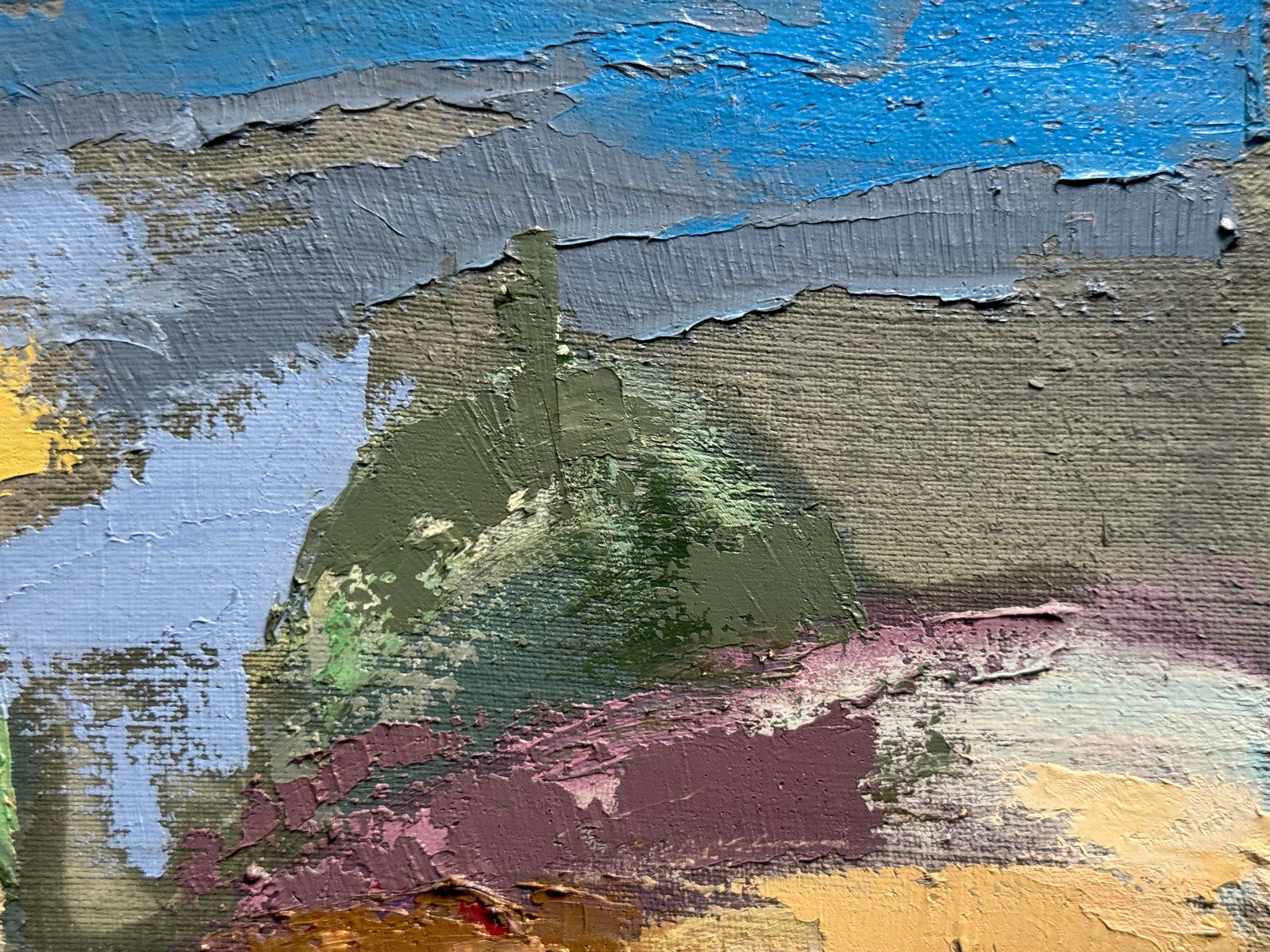 Oil painting with frame Lviv The Dominican Cathedral K. Leonid - 4