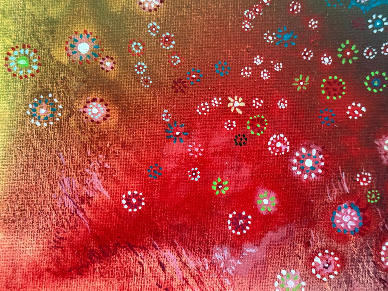 Abstract Oil painting with frame perception 4 K. Leonid - 4