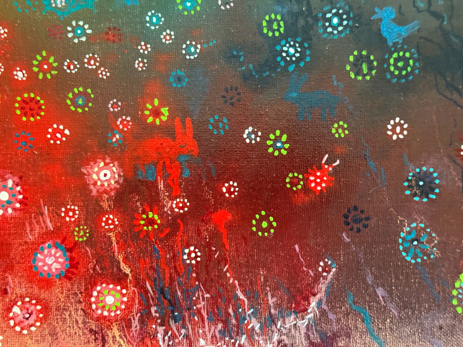 Abstract Oil painting with frame perception 4 K. Leonid - 5