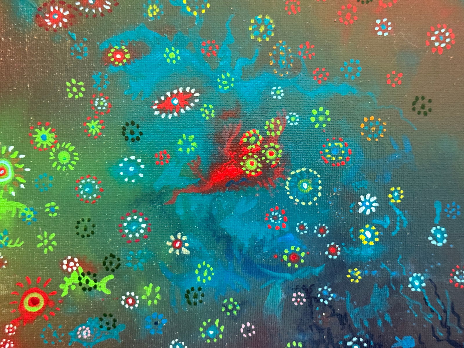 Abstract Oil painting with frame perception 4 K. Leonid - 6