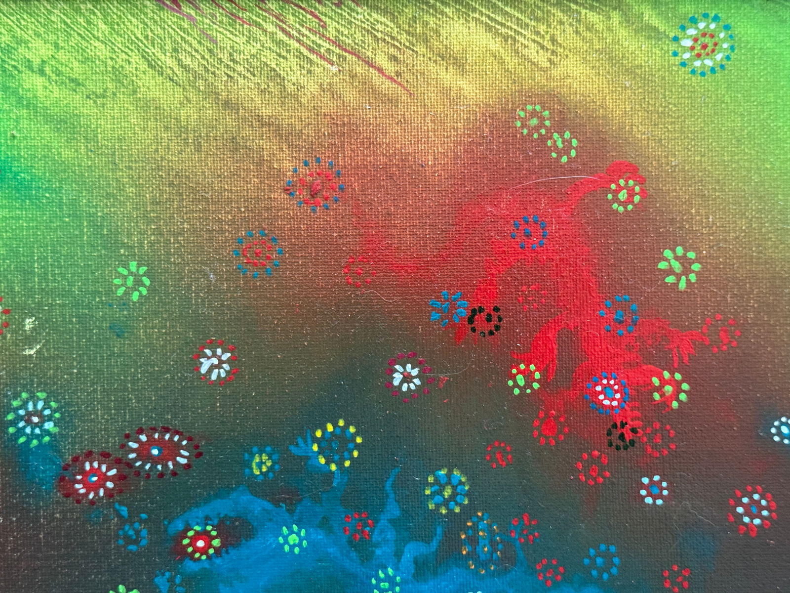 Abstract Oil painting with frame perception 4 K. Leonid - 7