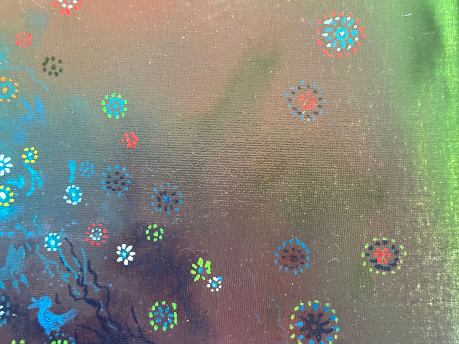 Abstract Oil painting with frame perception 4 K. Leonid - 9