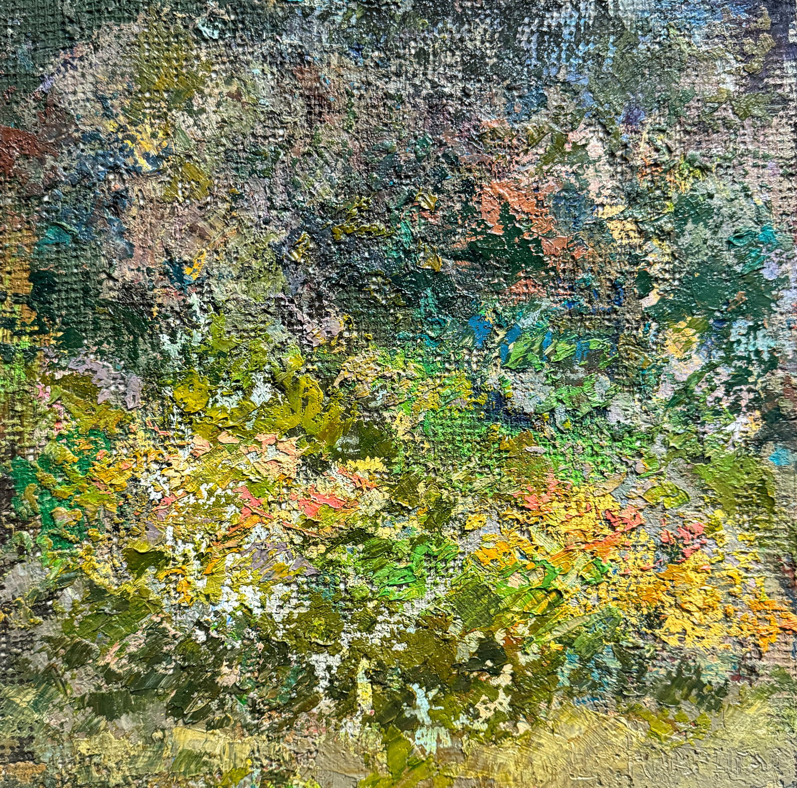 Abstract Oil painting at the Botanical Garden K. Leonid (1 of 9)