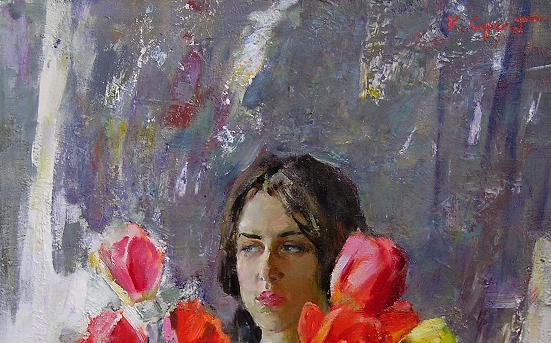 Oil painting Morning coffee Serg Kovalenko - 10