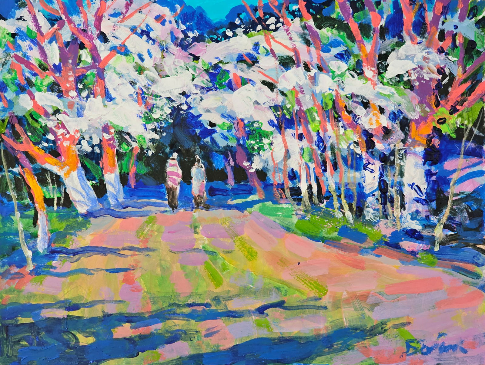 Oil painting Spring Vyacheslav Petrovich Babac (1 of 10)