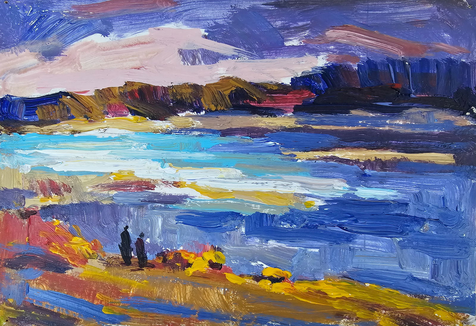 Acrylic painting will be a thunderstorm Vyacheslav Petrovich Babac (1 of 10)