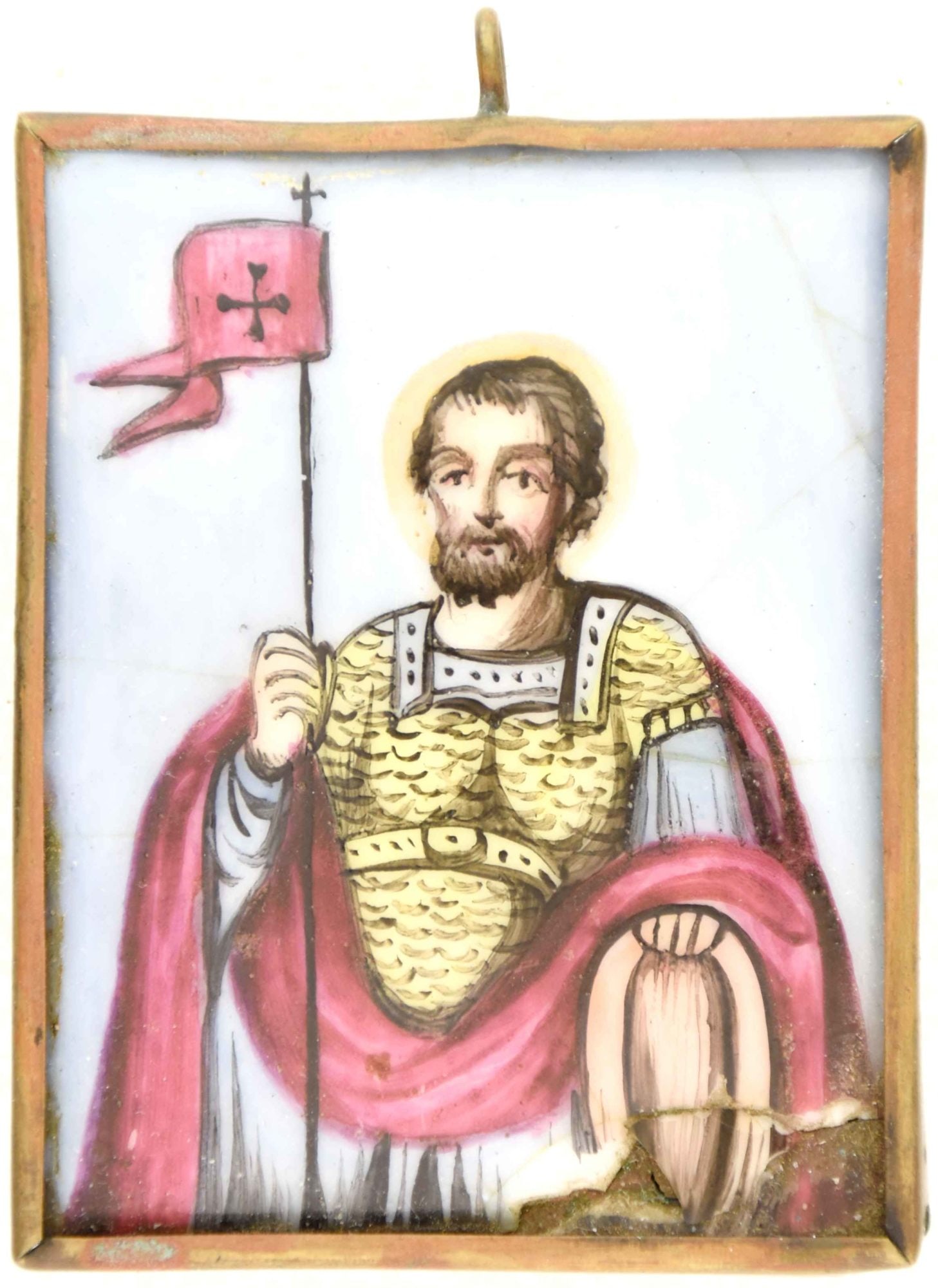 Finift. Saint John the Warrior - 2