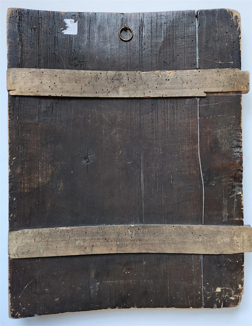 RUSSIAN ICON of VIRGIN of JOY 18th CENTURY antique LARGE 15 by 20 inches - 7