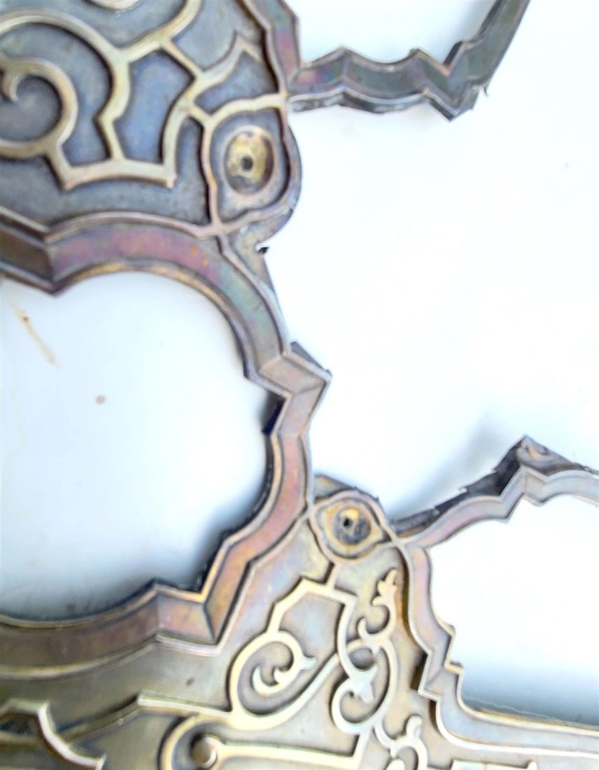 RUSSIAN ICON SILVER OKLAD dated 1892 marked antique LARGE - 9