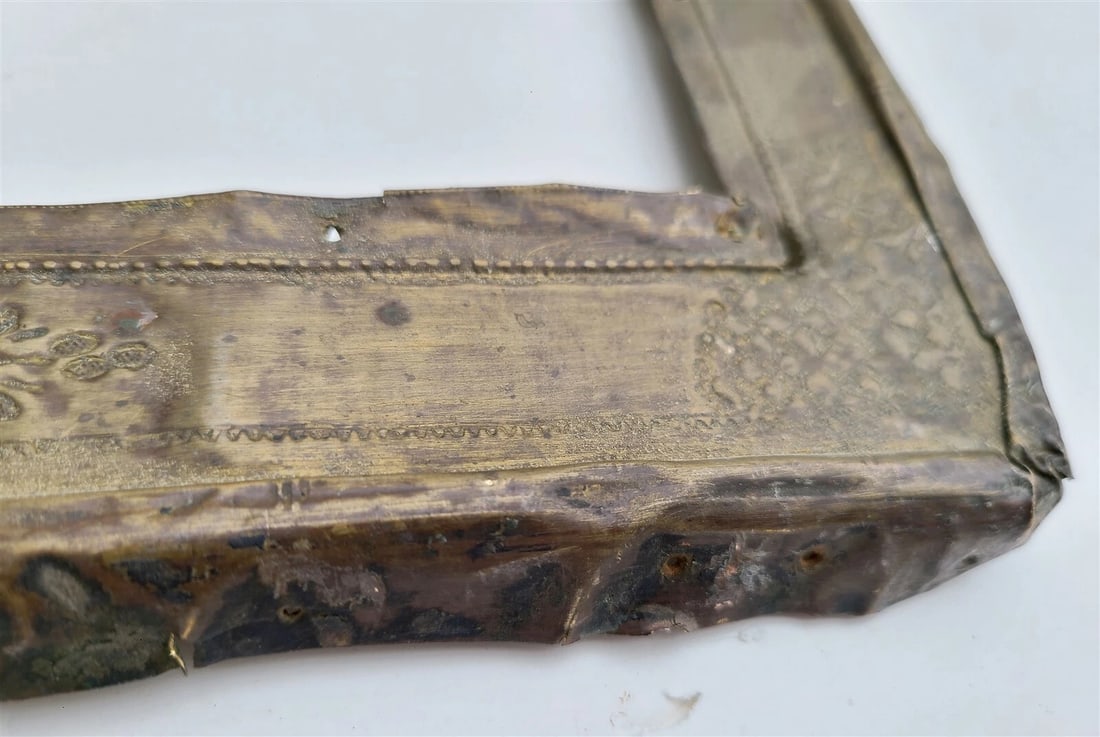 RUSSIAN ICON OKLAD / BASMA early 19th CENTURY antique - 3