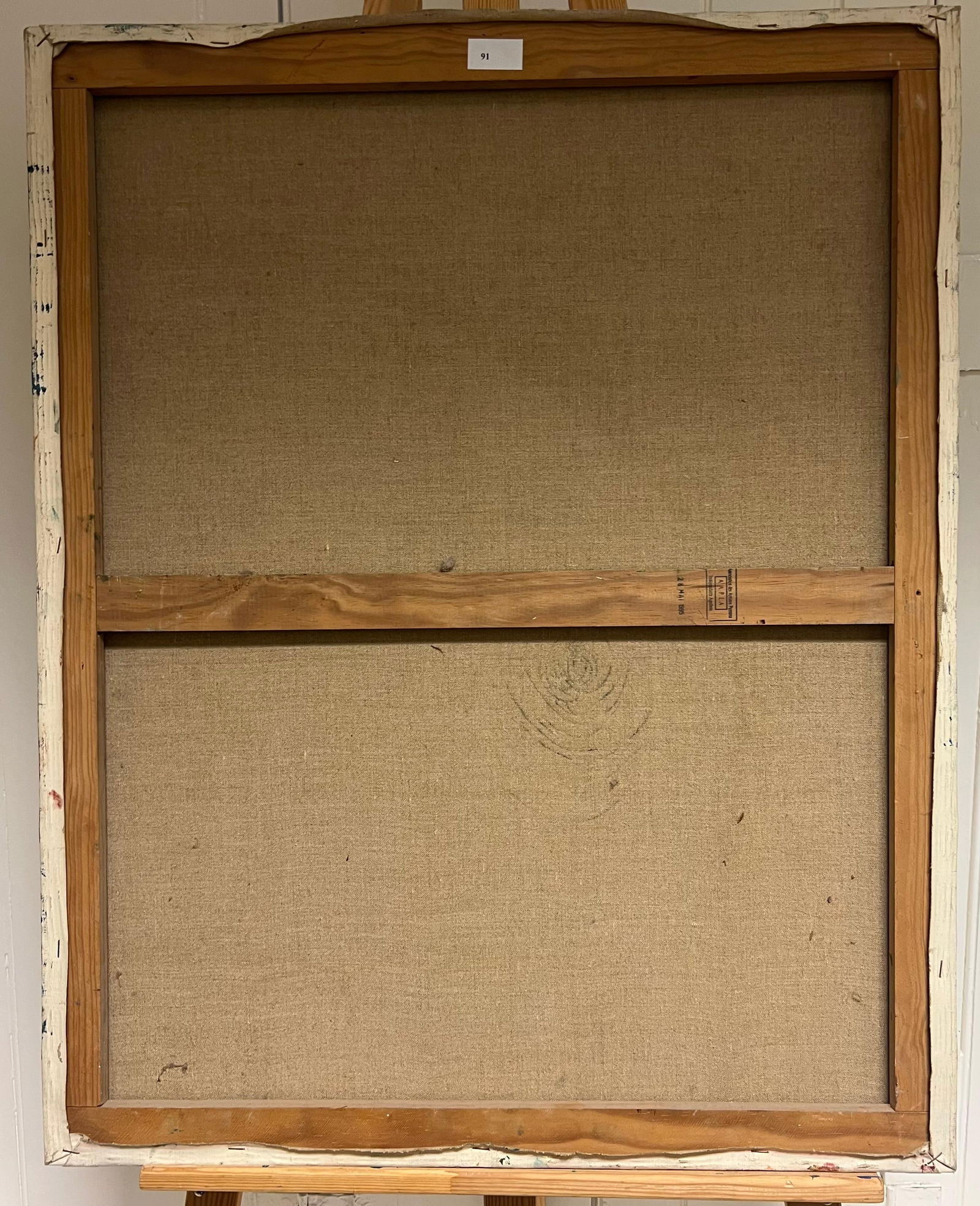 Max Toutain; The Provence House Flower Garden Large 20th Century French Oil Painting - 3