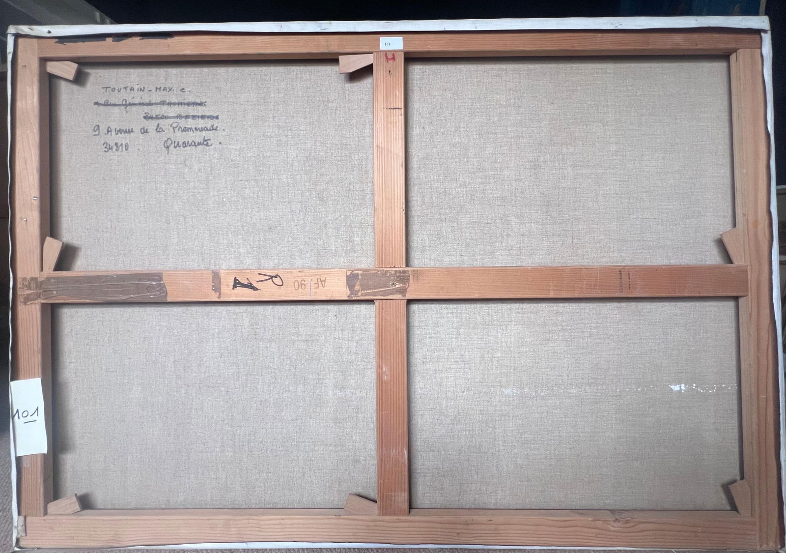 Max Toutain; Provencal Coastal Garden Terrace Huge 20th Century French Impressionist Painting - 4