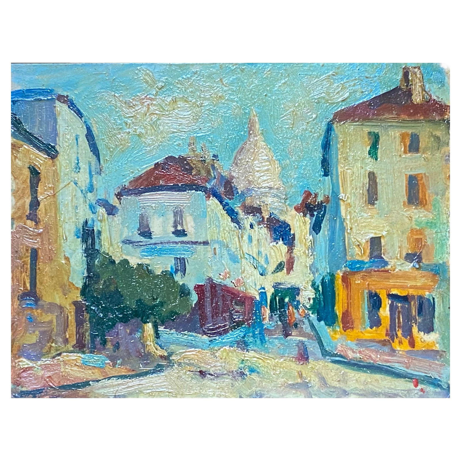 Maurice Mazeilie, French Impressionist Signed Oil, Montmartre Paris Sacre Co, 20th Century (1 of 5)