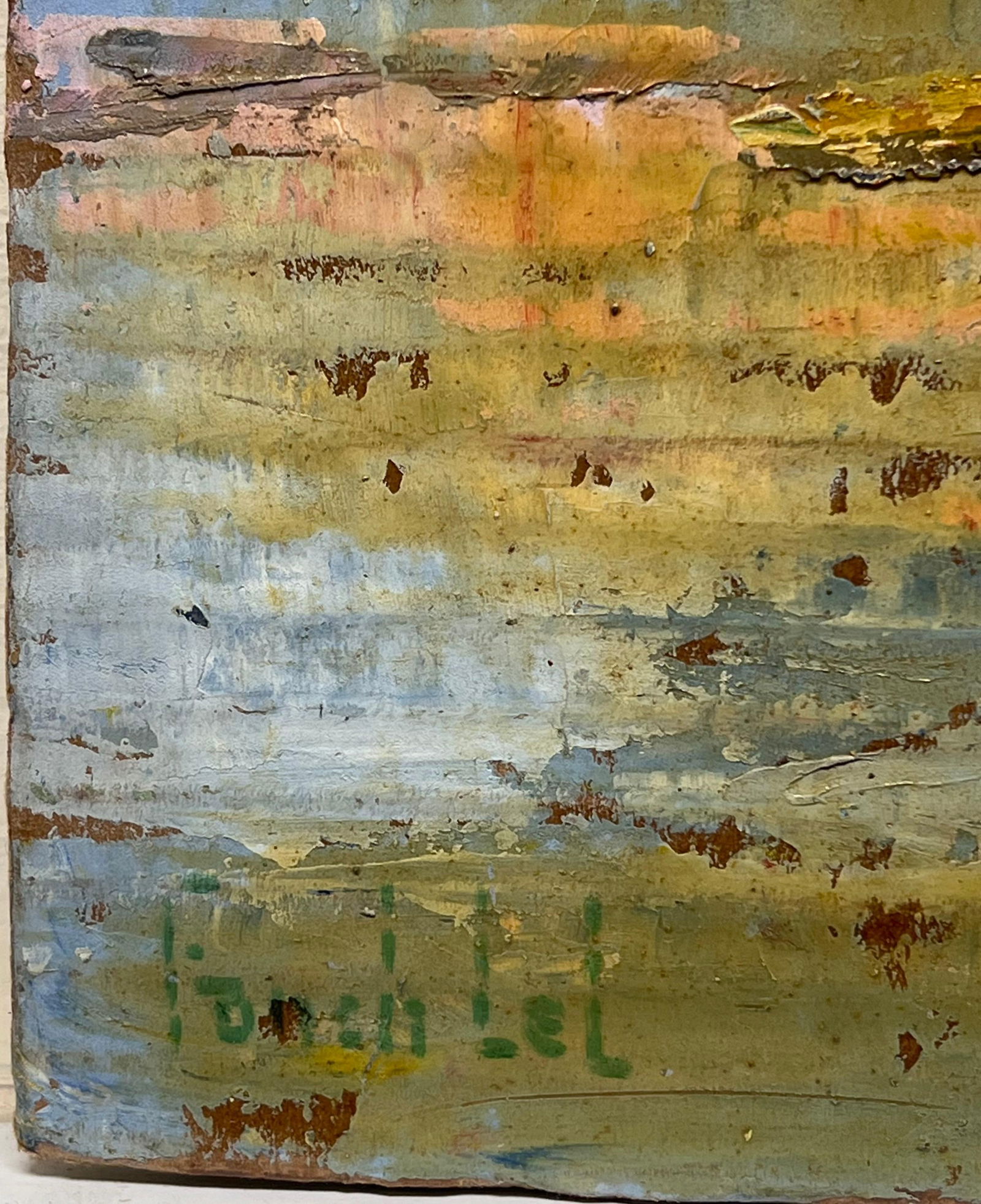 Fanch Lel; French Impressionist Red Roof Cottages and Reflective Waters Oil Painting - 10