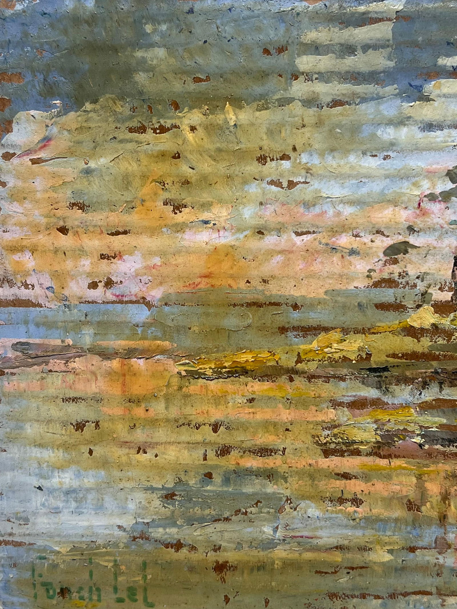 Fanch Lel; French Impressionist Red Roof Cottages and Reflective Waters Oil Painting - 4