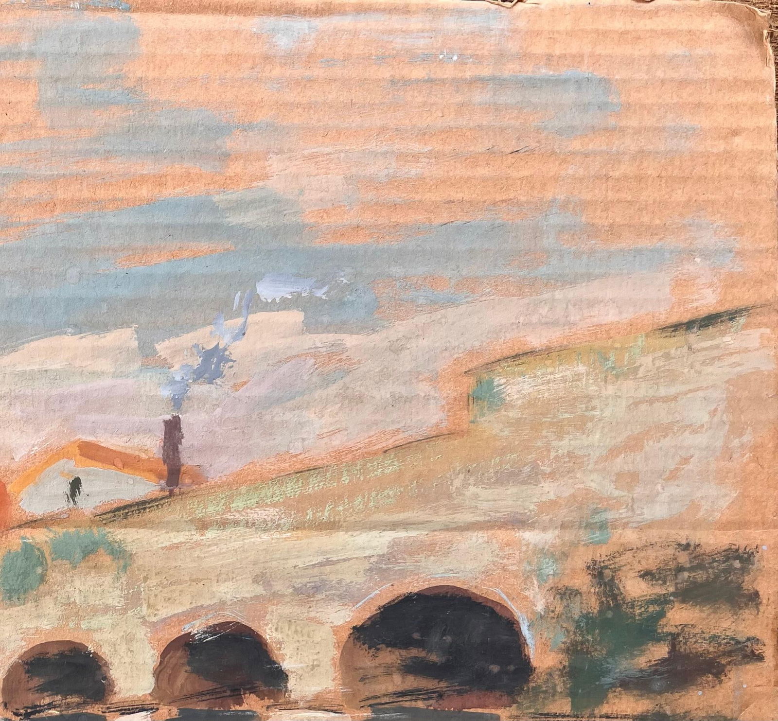 Fanch Lel; French Impressionist Landscape of Brunoy and the Old Bridge of Boussy - 9