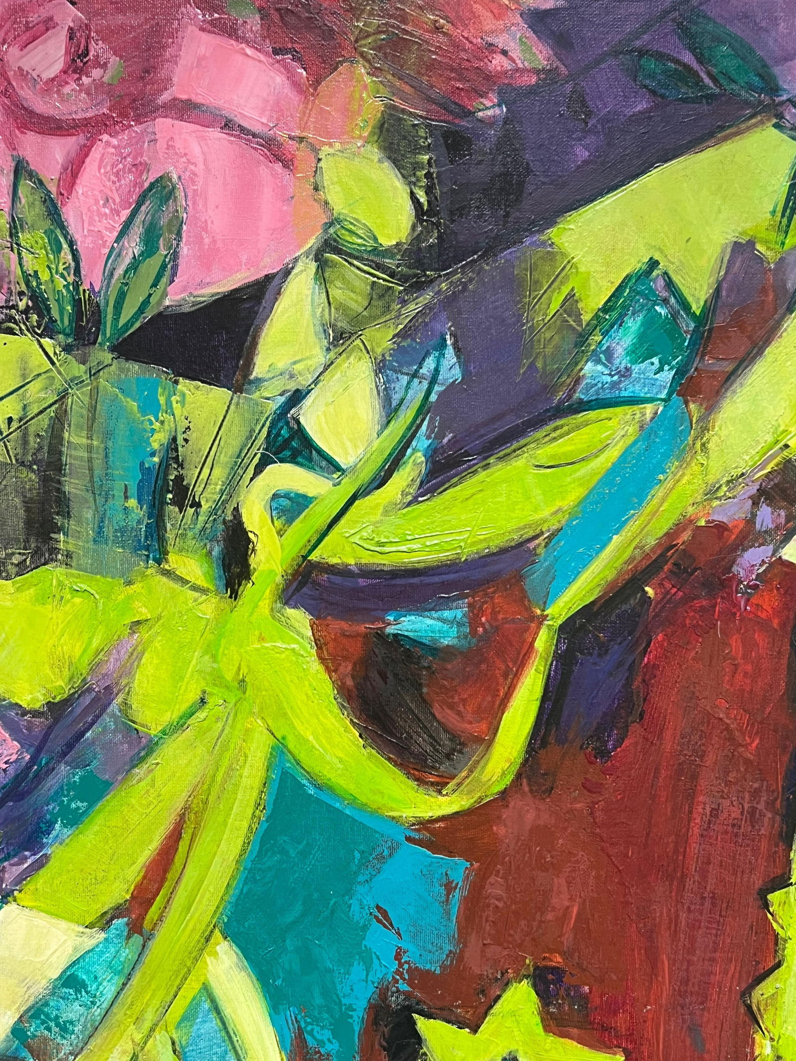 Andrée de Frémont; Huge Contemporary French Expressionist Abstract Modernist Still Life - 8