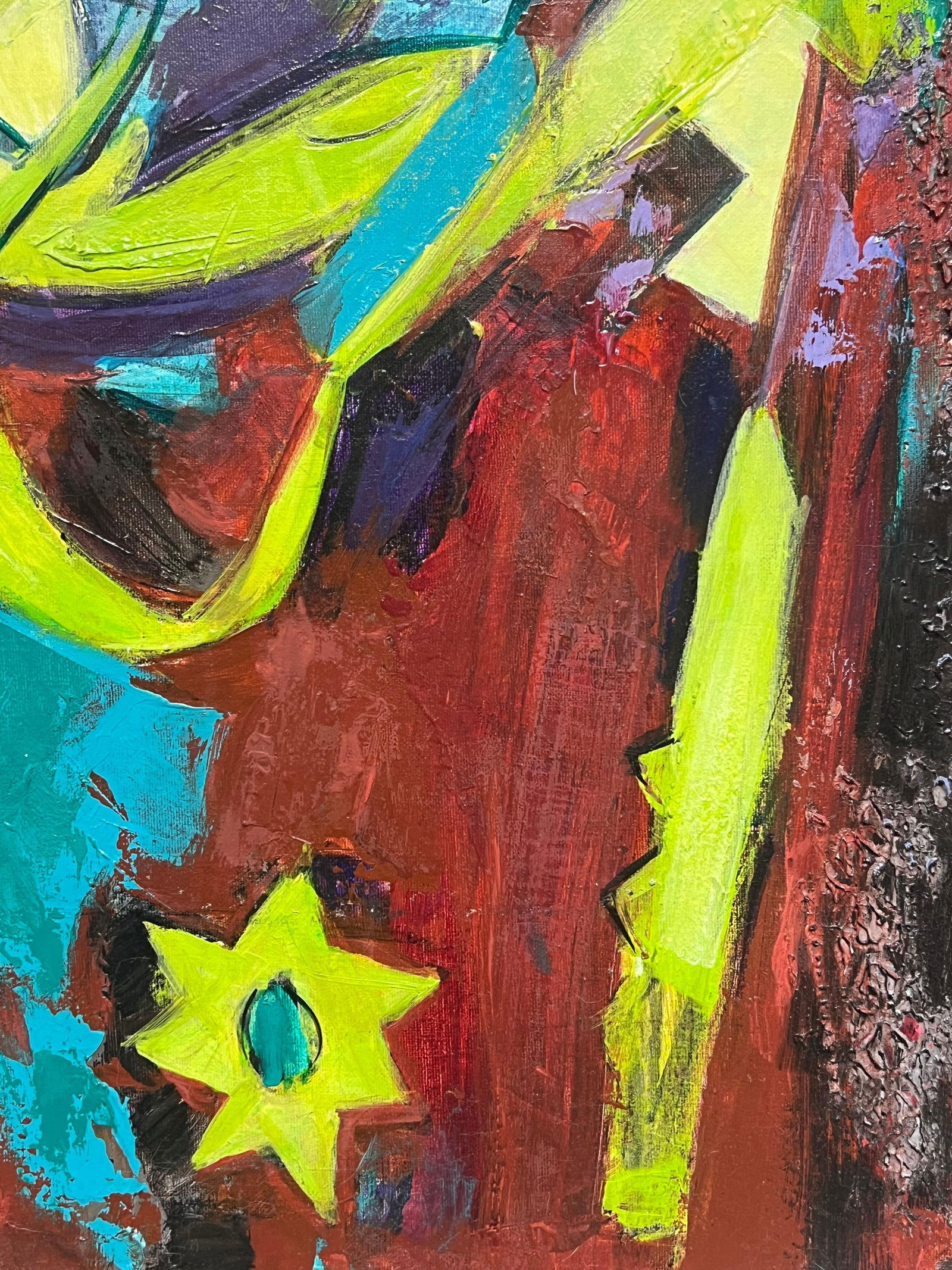 Andrée de Frémont; Huge Contemporary French Expressionist Abstract Modernist Still Life - 9