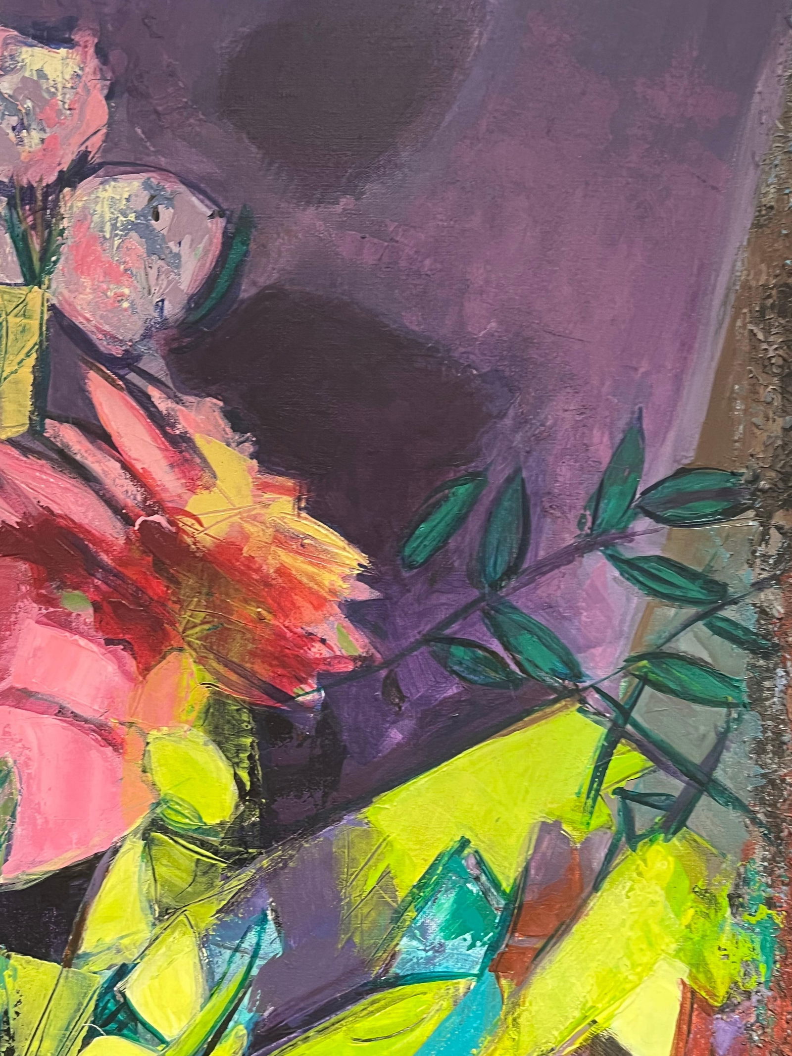 Andrée de Frémont; Huge Contemporary French Expressionist Abstract Modernist Still Life - 12