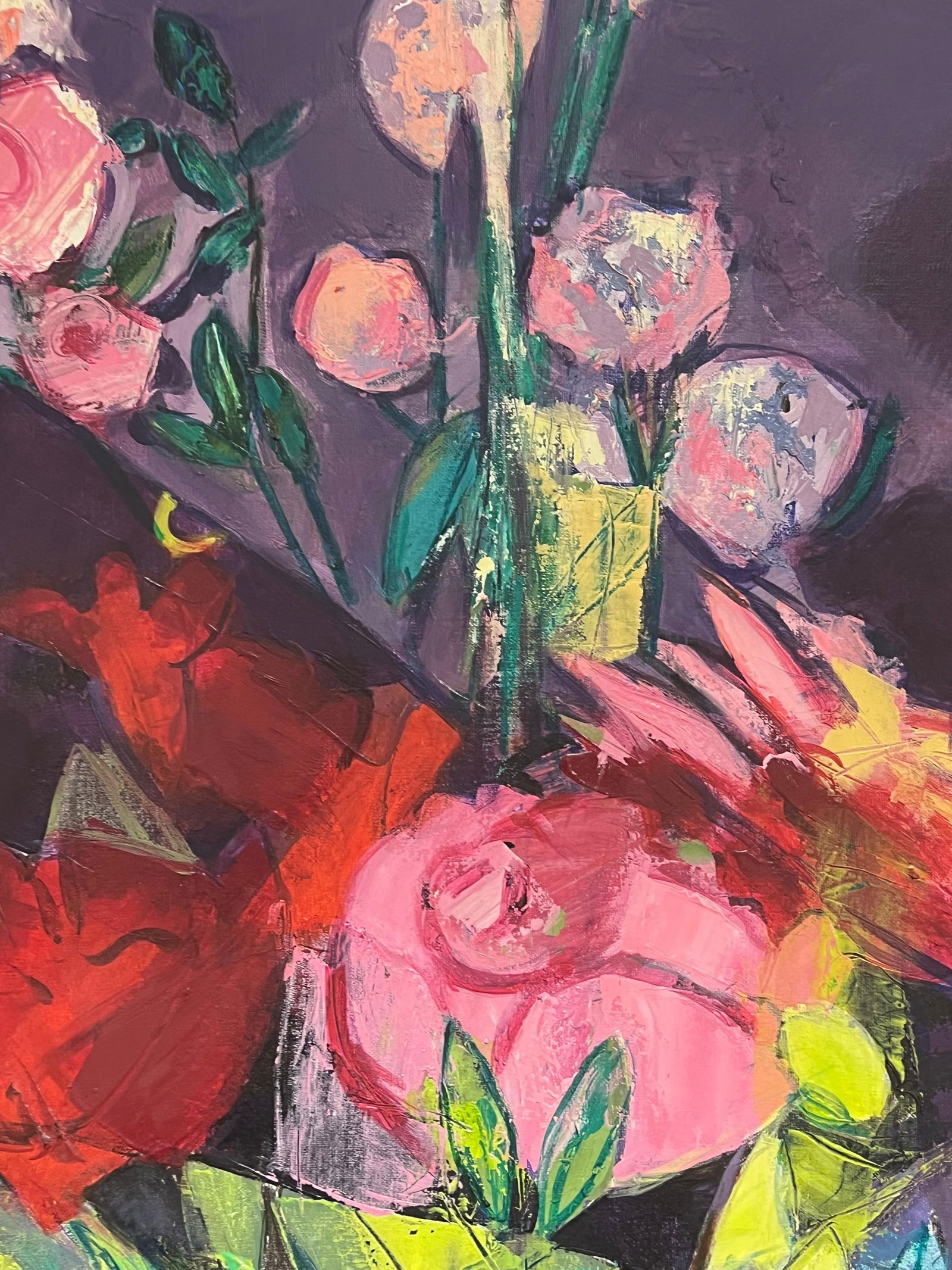 Andrée de Frémont; Huge Contemporary French Expressionist Abstract Modernist Still Life - 13