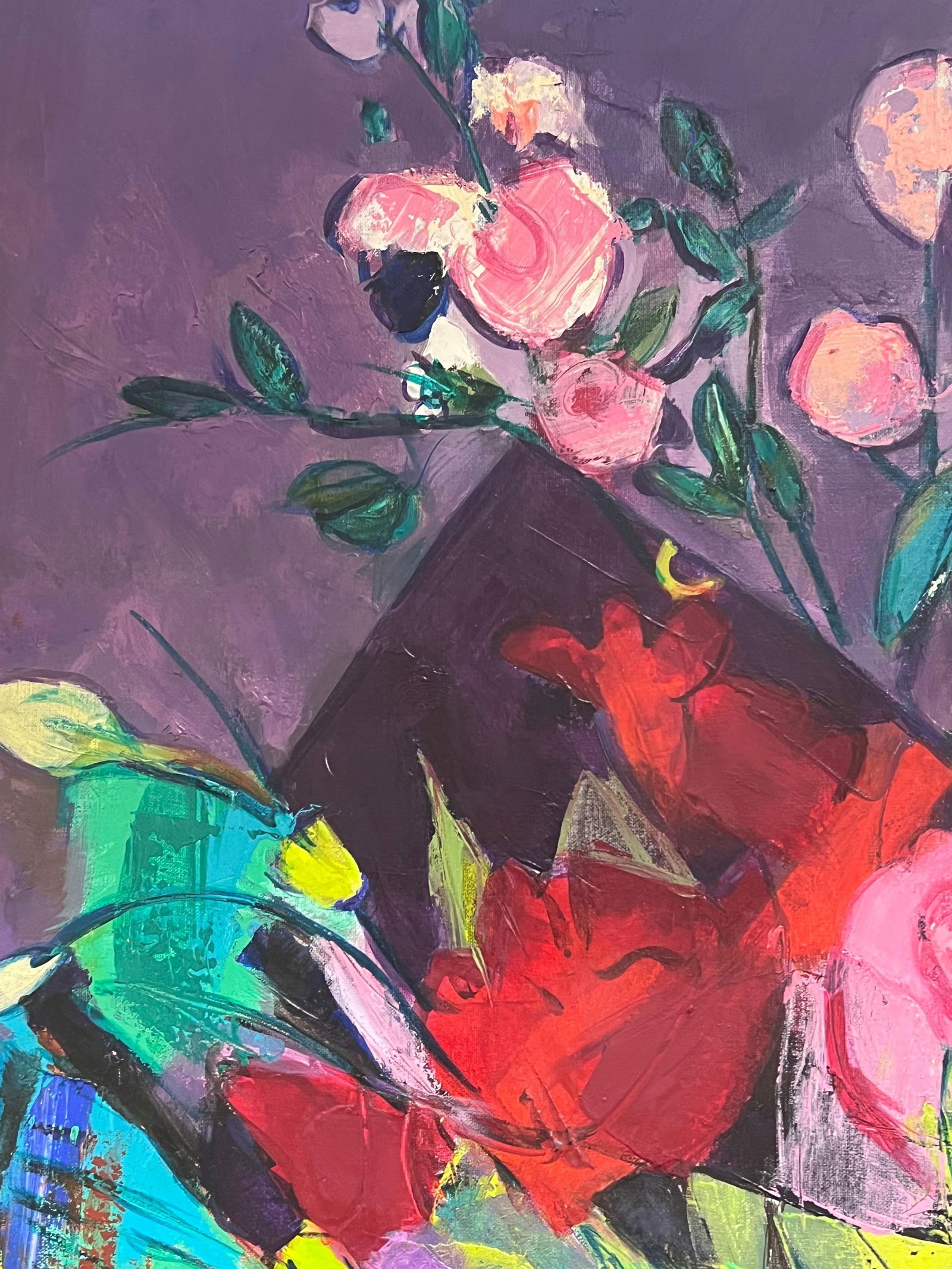 Andrée de Frémont; Huge Contemporary French Expressionist Abstract Modernist Still Life - 14