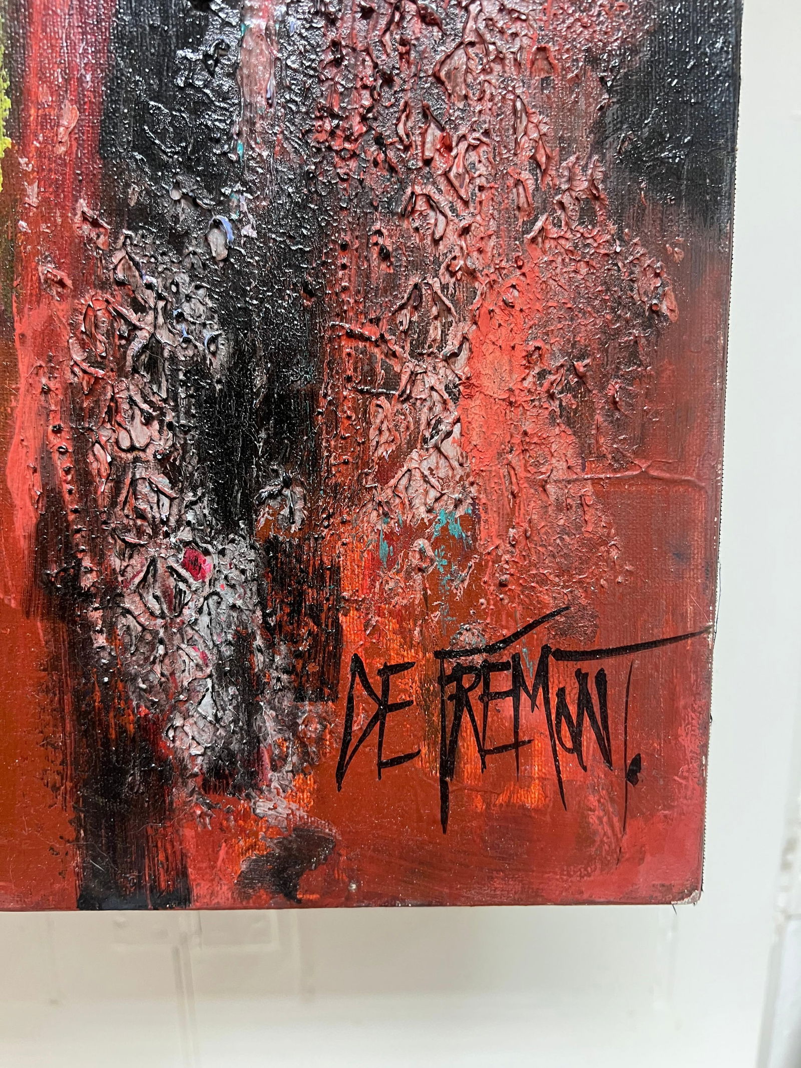 Andrée de Frémont; Huge Contemporary French Expressionist Abstract Modernist Still Life - 2