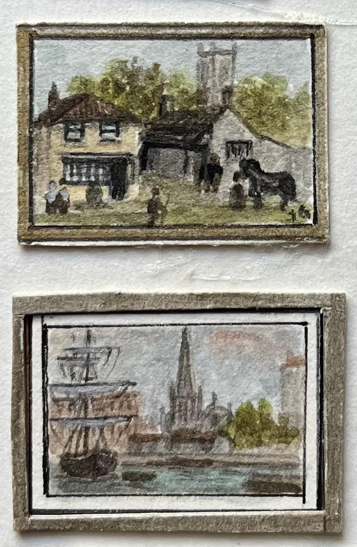 Jack Grunwell; Collection of Historic Bristol Scenes and Maritime Watercolors - 9