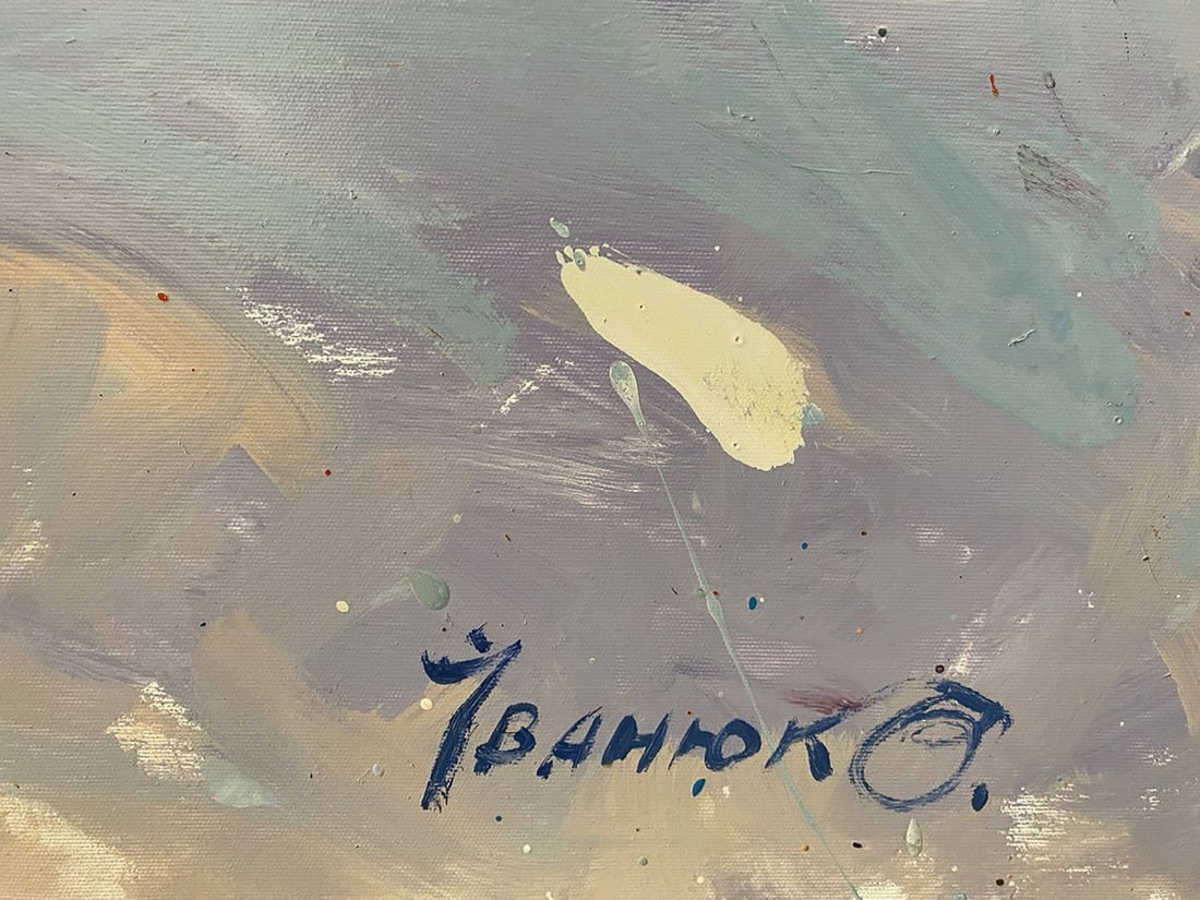 Oil painting Covered with snow Oleksiy Ivanyuk - 8