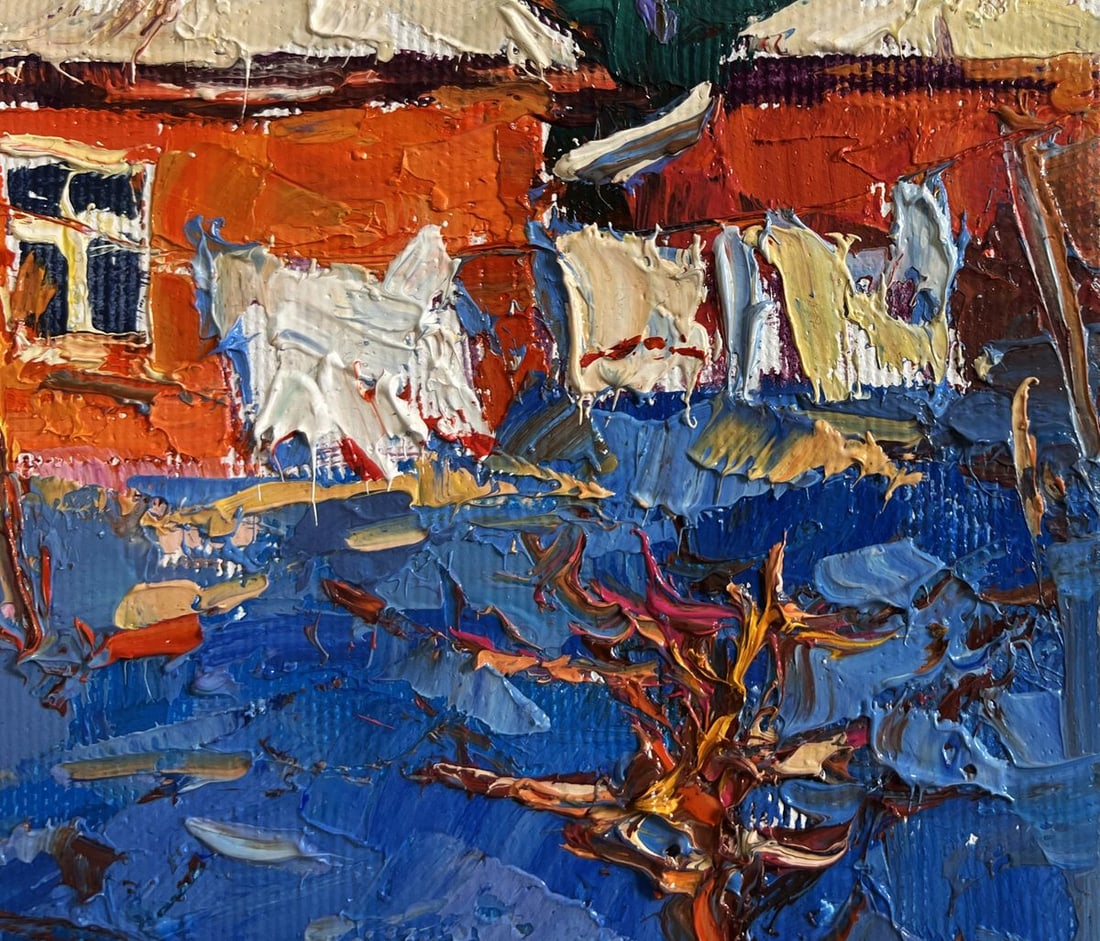 Oil painting The last days of winter Oksana Kalenyuk - 4