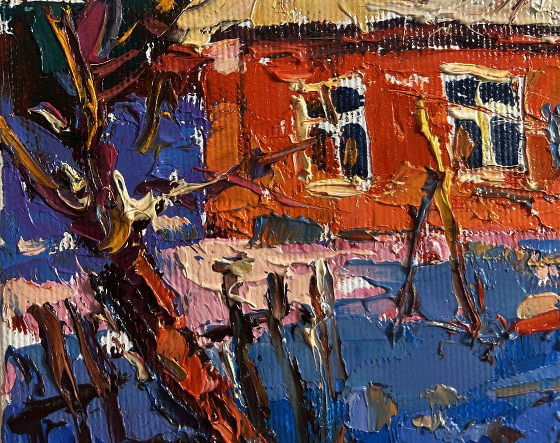 Oil painting The last days of winter Oksana Kalenyuk - 5