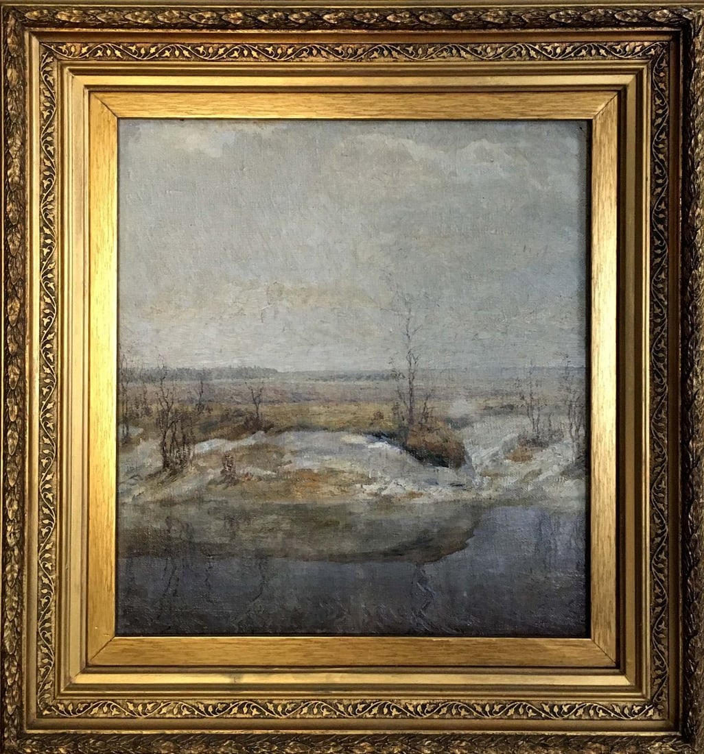 Oil painting Fall has come Popov Alexey Alekseevich (1 of 9)