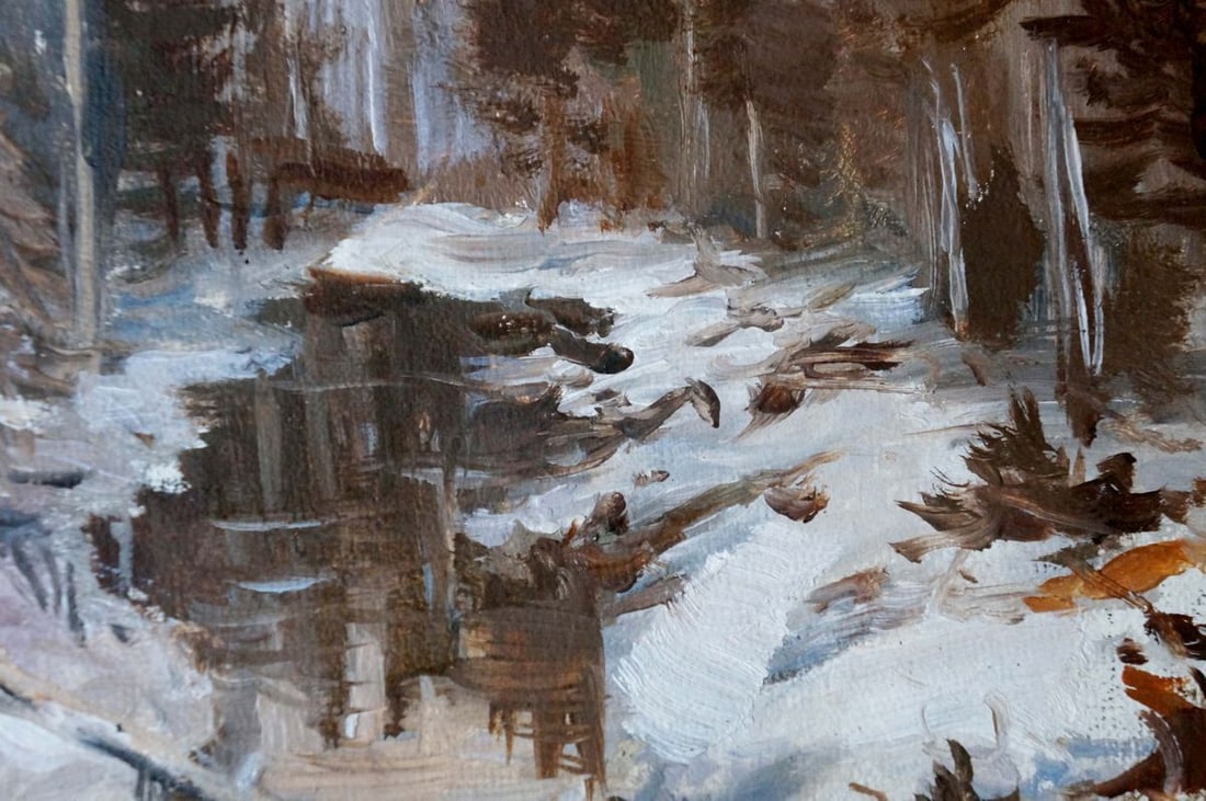 Oil painting Winter - 6