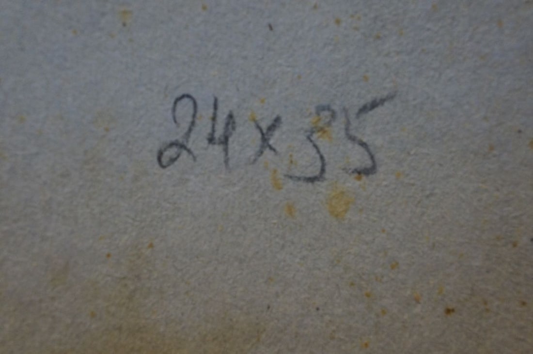 Oil painting Winter landscape - 8